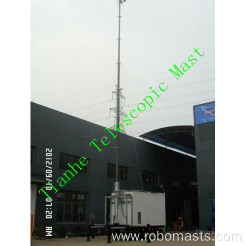 Locking Mast Portable Cellular Tower